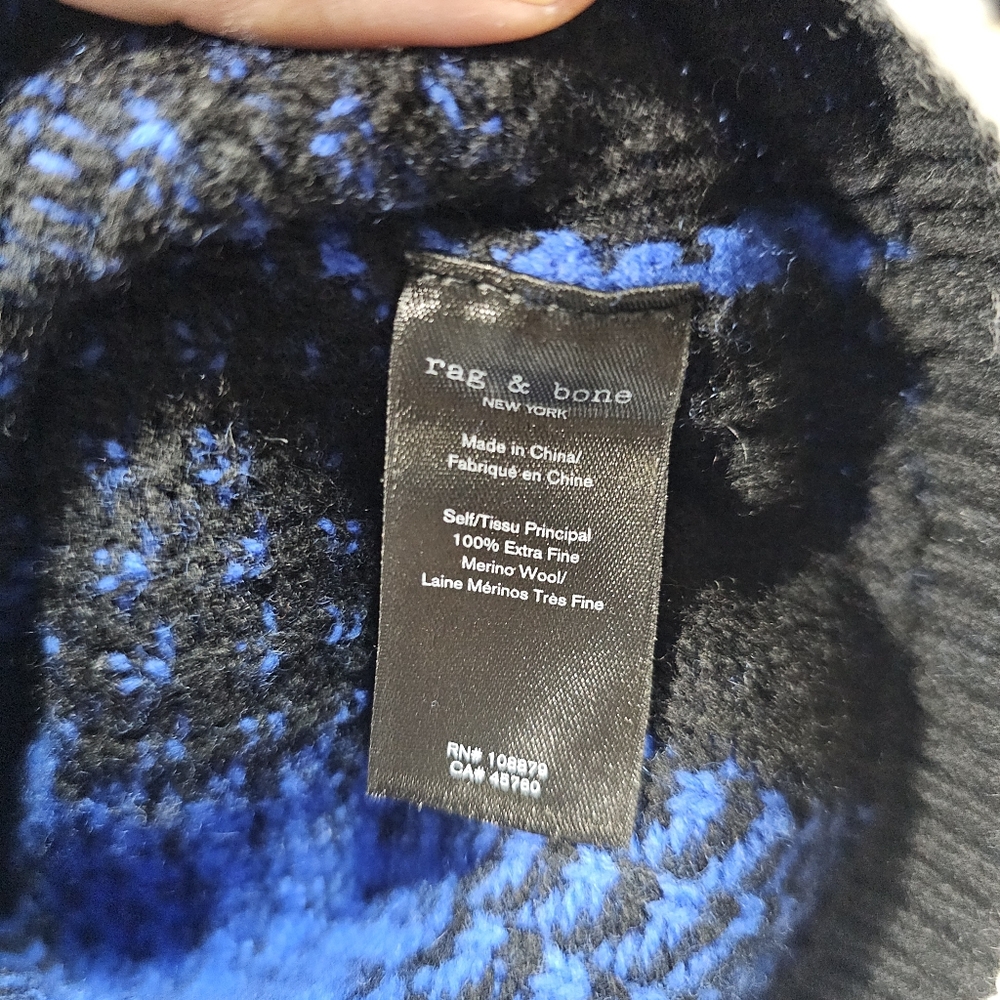 Rag & Bone GABBY V-NECK Sweater 100% Extra Fine Wool. - Picture 10 of 12